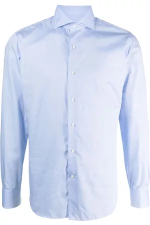 D4.0 Men Long Sleeved Shirts - Long-sleeved cotton shirt