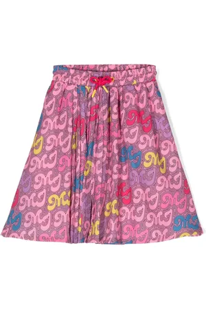 Marc Jacobs Monogram-pattern pleated skirt