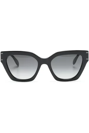 Alexander McQueen Two-tone cat-eye sunglasses