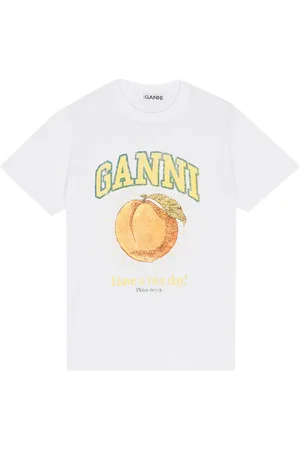 Ganni Logo-print T-shirt