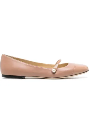 Jimmy Choo Pearl-detail ballerina shoes