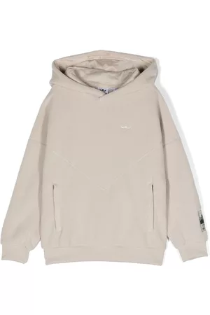adidas Boys Hoodies - Patch-detail terry hoodie