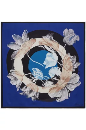 Salvatore Ferragamo Women Scarves - Tulip-print silk scarf