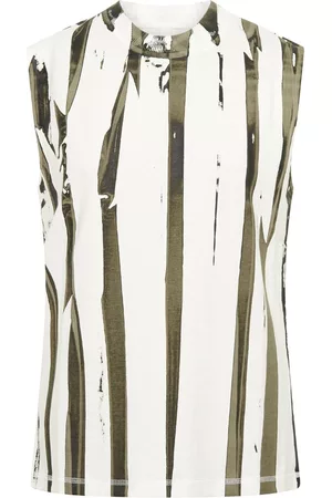 DION LEE Fang-print sleeveless top