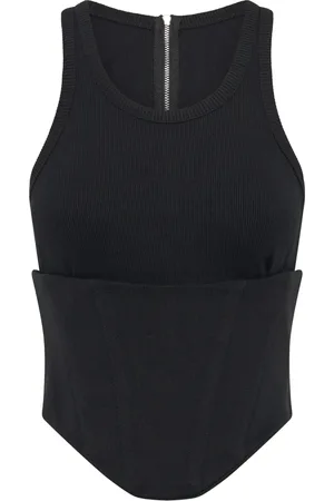 DION LEE Float corset-style top
