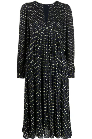 Michael Kors Women Printed Dresses - Astor polka dot-print dress