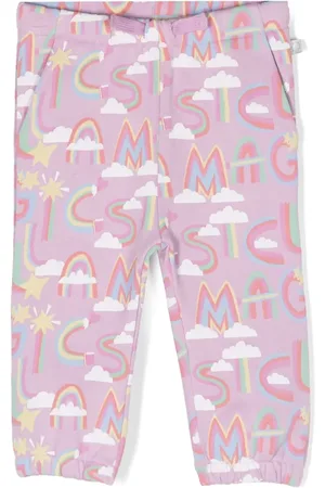 Stella McCartney Logo-print cotton trousers