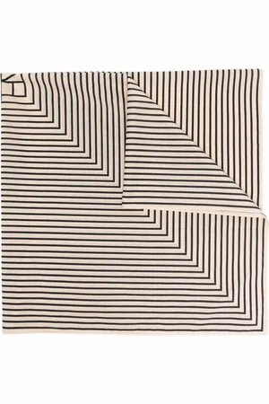Totême Logo striped scarf