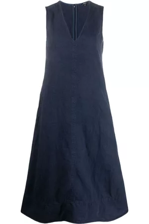 Aspesi Women Midi Dresses - Relaxed-fit linen midi dress