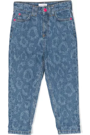 Marc Jacobs Cheetah-print tapered-leg jeans