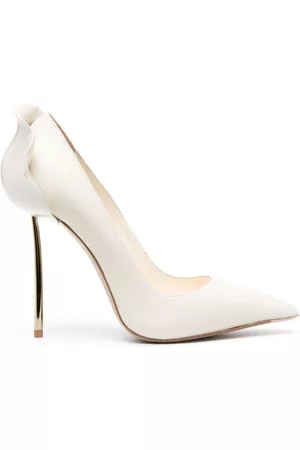 LE SILLA Women High Heels - Petalo 12mm ruffled-detail leather pumps