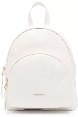 Coccinelle Women 17 Inch Laptop Bags - Gleen grained leather backpack