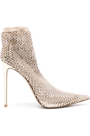 LE SILLA Gilda 120mm crystal-embellished pumps