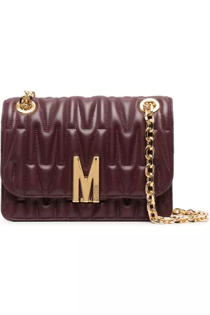 Moschino Women 17 Inch Laptop Bags - Quilted chain bag