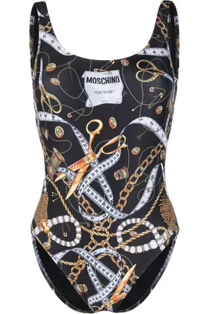 Moschino Women Swimming Costumes - Graphic-print swimsuit