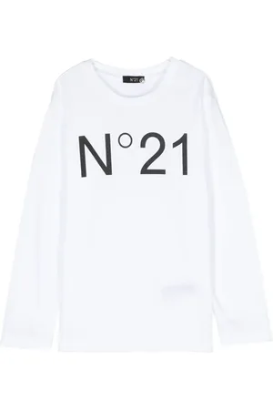 Nº21 Logo print long-sleeve T-shirt