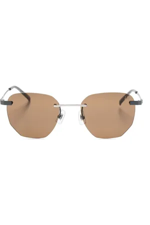Dunhill Geometric-frame sunglasses