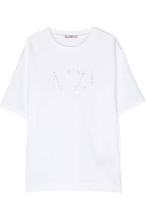 Nº21 Logo-embellished cotton T-shirt