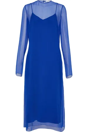 Salvatore Ferragamo Layered-design silk dress