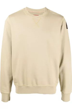 Parajumpers Men Sweatshirts - Logo-patch cotton sweatshirt