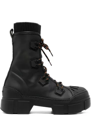 vic matiè Women Lace-up Boots - Lace-up leather ankle boots