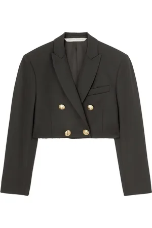 Palm Angels Cropped double-breasted blazer