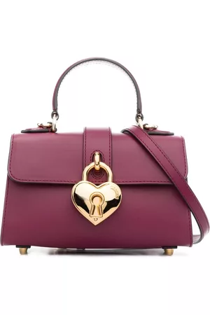 Moschino Women 17 Inch Laptop Bags - Heart-charmed bag