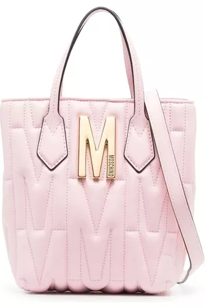 Moschino Women 17 Inch Laptop Bags - Monogram-quilted tote bag