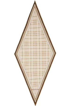 Burberry Scarves - Check-pattern diamond-shape scarf