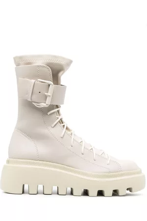 vic matiè Women Boots - Buckle-detail leather boots