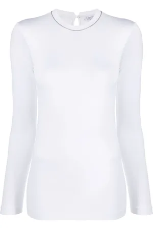Brunello Cucinelli Monili bead-embellished top