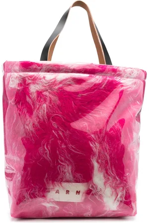 Marni Covered-shearling tote bag
