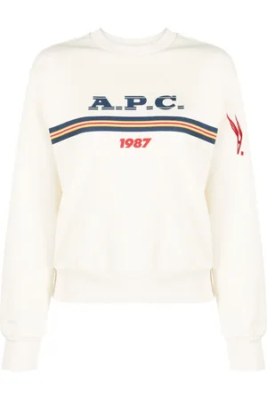 A.P.C. Logo-print cotton sweatshirt