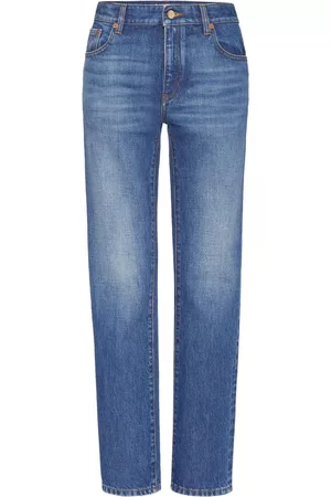 VALENTINO GARAVANI Mid-rise slim-fit jeans