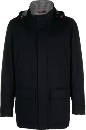 Brunello Cucinelli Detachable hood padded coat
