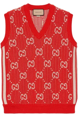 Gucci Men Vests & Camis - GG jacquard knitted vest