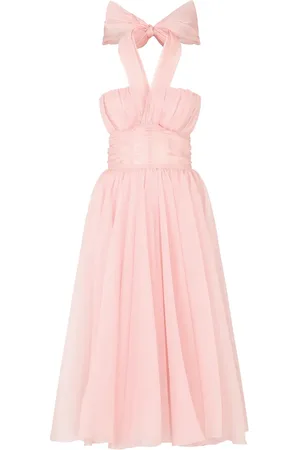 Dolce & Gabbana Halterneck organza midi dress