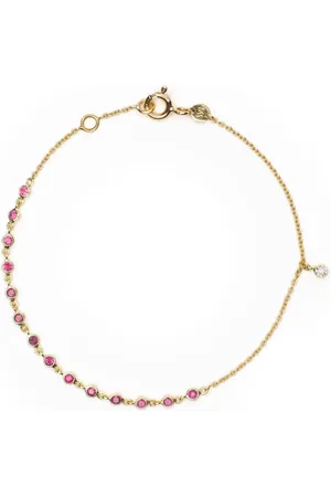 We by White Bird 18kt yellow gold Clarisse ruby bracelet