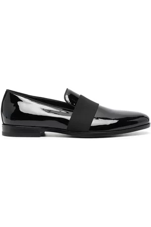 CANALI Men Loafers - Almond-toe patent loafers