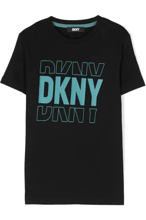 DKNY Logo-print cotton-blend T-shirt