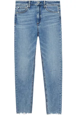 RAG&BONE Women Skinny Jeans - Ripped mid-rise jeans