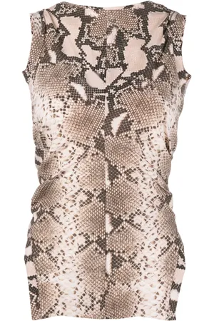 Stella McCartney Python-print vest top