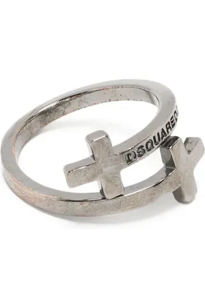 Dsquared2 Logo-engraved wrap ring