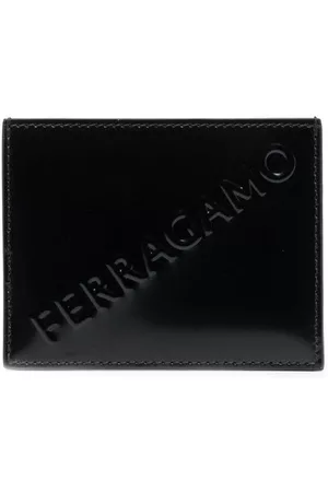 Salvatore Ferragamo Men Wallets - Logo-embossed leather wallet