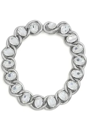 Marni Rhinestone-embellished chain necklace