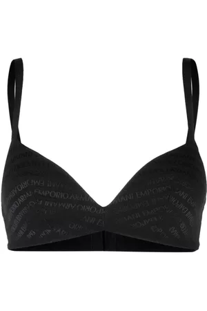 Emporio Armani Women Padded Bras - Logo-print padded bra