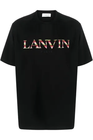 Lanvin Curb logo-embroidered cotton T-shirt