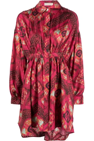 ULLA JOHNSON Jude printed silk shirtdress