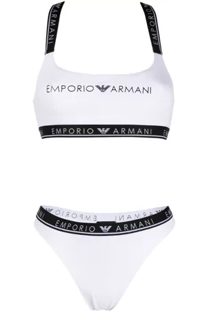 Emporio Armani Women Bras - Logo tape-detail underwear set
