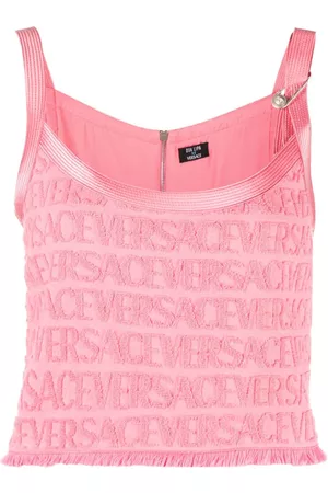 VERSACE Allover safety-pin top